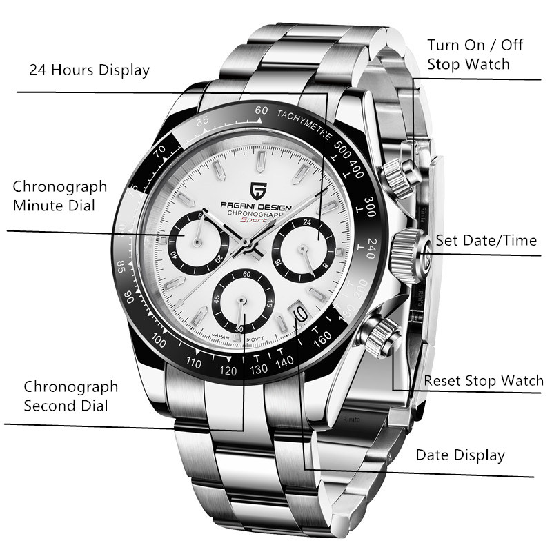 PAGANI DESIGN Erkekler İçin Kr - Running Watch incelemesi ve fiyatı